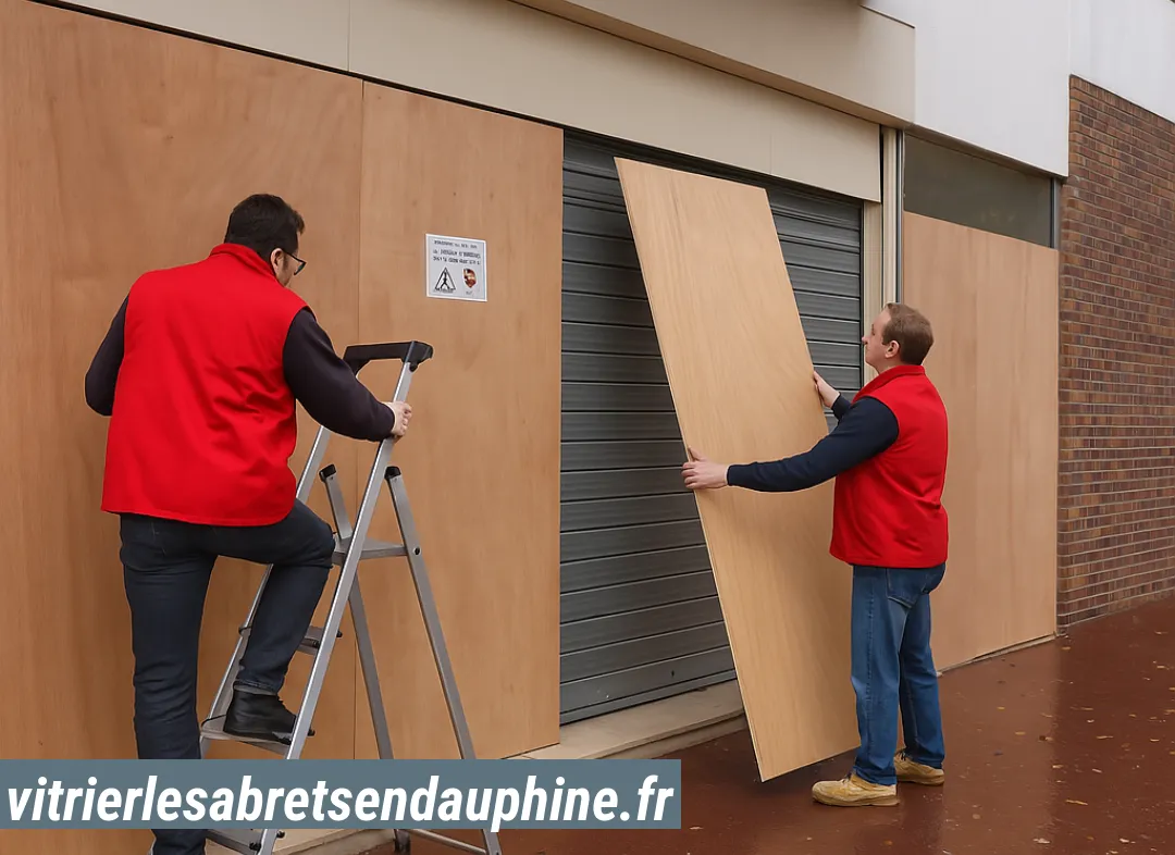Mise en sécurité fermeture provisoire Les Abrets en Dauphiné